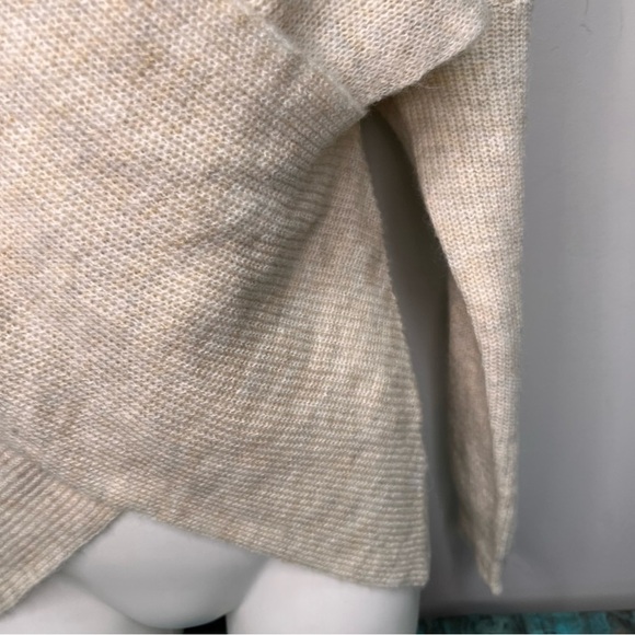Nordstrom Open Edit Wrap Tan Knit Sweater Size XL - Picture 6 of 13